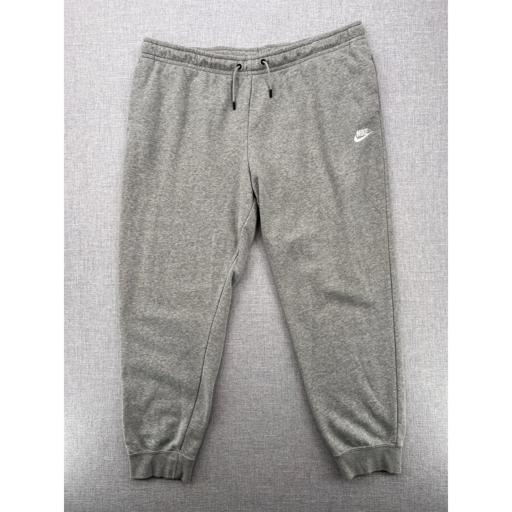 Nike Sportswear Club Fleece Jogger Sweatpants Women's 2XL Gray Lounge Cozy